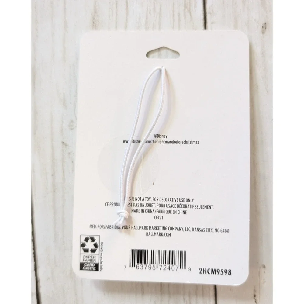 Hallmark Christmas Enamel Ornament Nightmare Before Christmas Lock Shock Barrel‎
